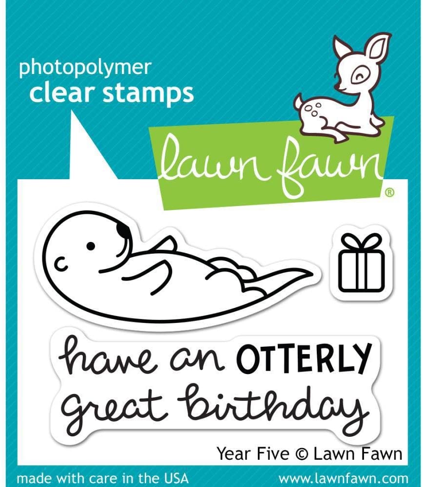 Lawn Fawn Year Five Otter Stamp Set