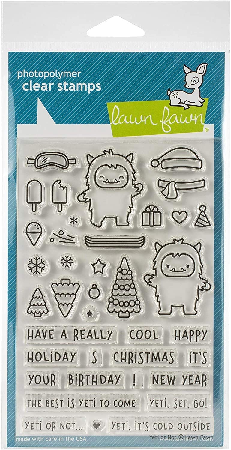 Lawn Fawn Yeti or not Stamps Set
