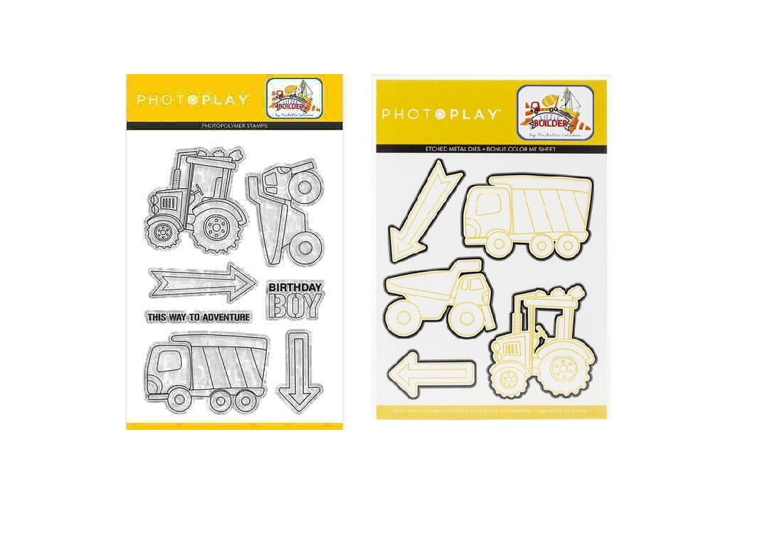 Little Builder Stamps and Dies Set by Photo Play