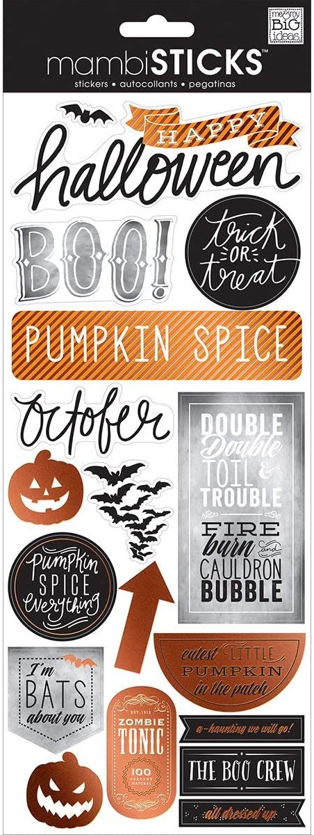 Halloween Boo Stickers by MAMBI