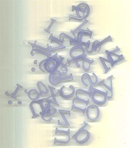 Blue Marquee Alphabet Letters