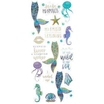 Mermaid Tails and Quotes Stickers