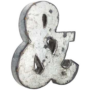 Metal Letter Symbol Ampersand