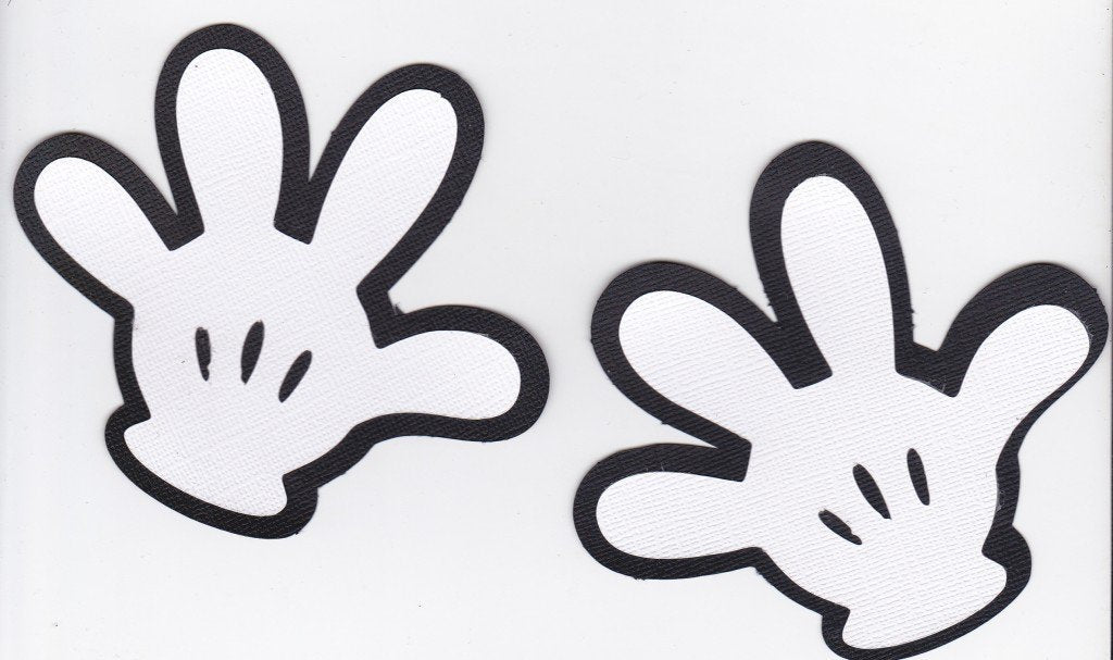 Mickey Mouse Hand Die Cuts