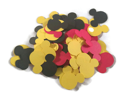 Mickey Mouse Confetti Die Cut Heads
