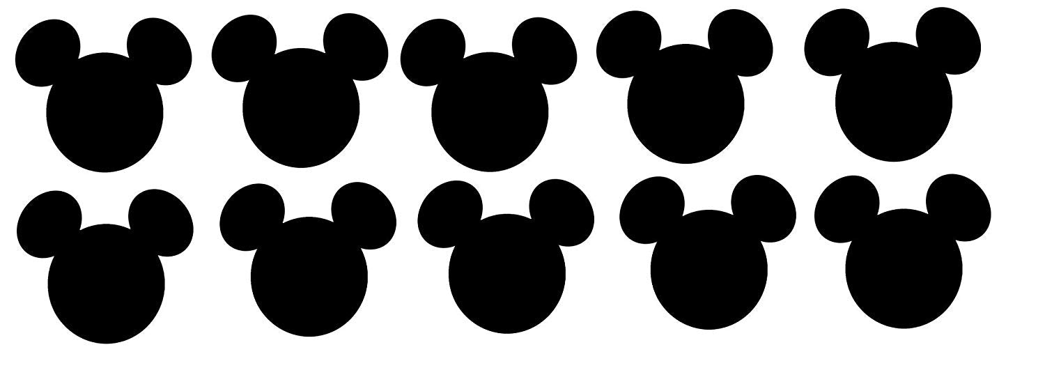 Mickey Mouse Head Die Cuts Cutouts