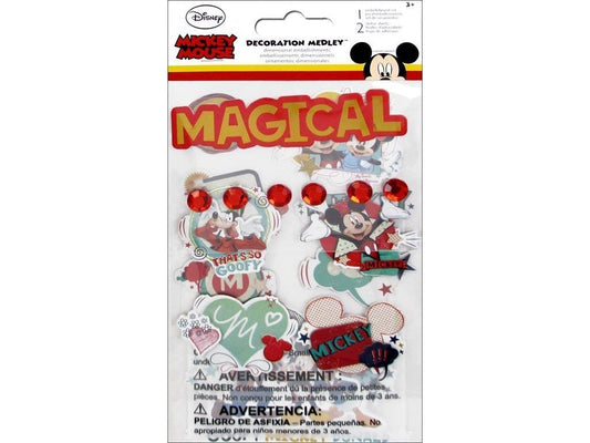 Mickey Mouse Chipboard Stickers