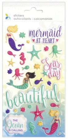 Puffy Mermaid Stickers by Momenta