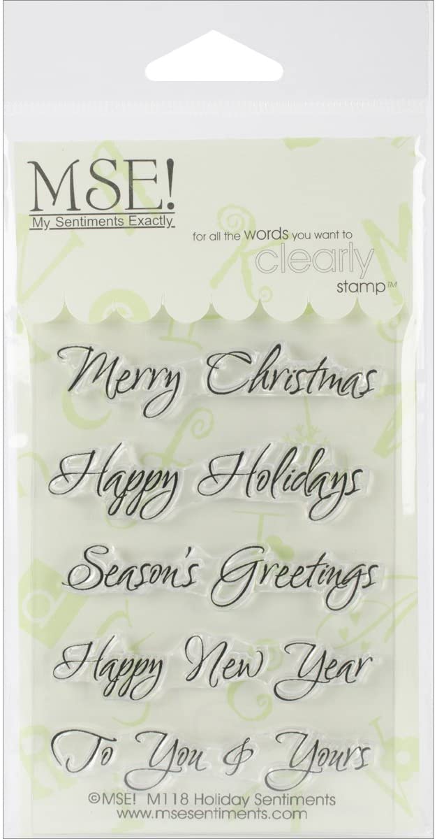 MSE Holiday Sentiments Stamp Set