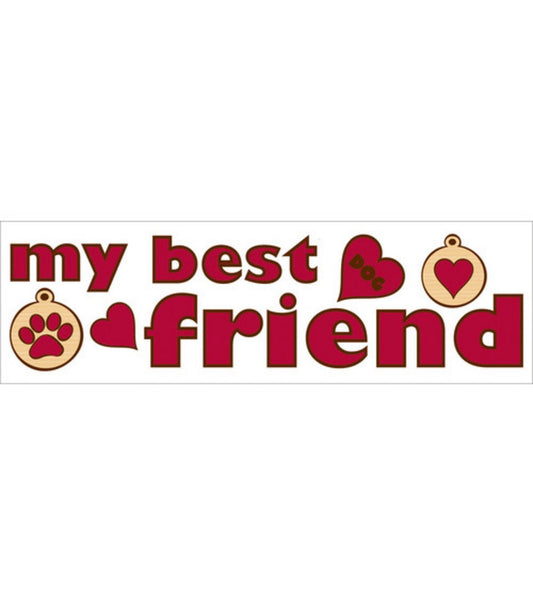 Reminisce My Best Friend Dog Stickers