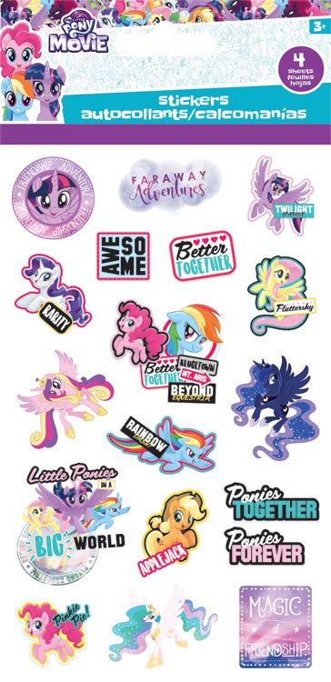 My Little Movie Cartoon Pony Girl Stickers