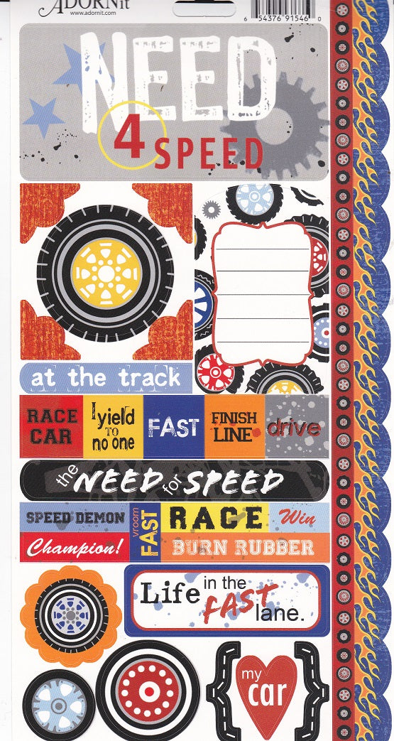 Speed Write Stickers Need For Speed Racing Stickers by Adornit – Country Croppers