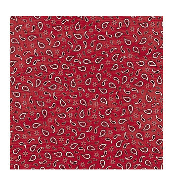 Red Bandana Cowboy Scrapbook Paper 12x12