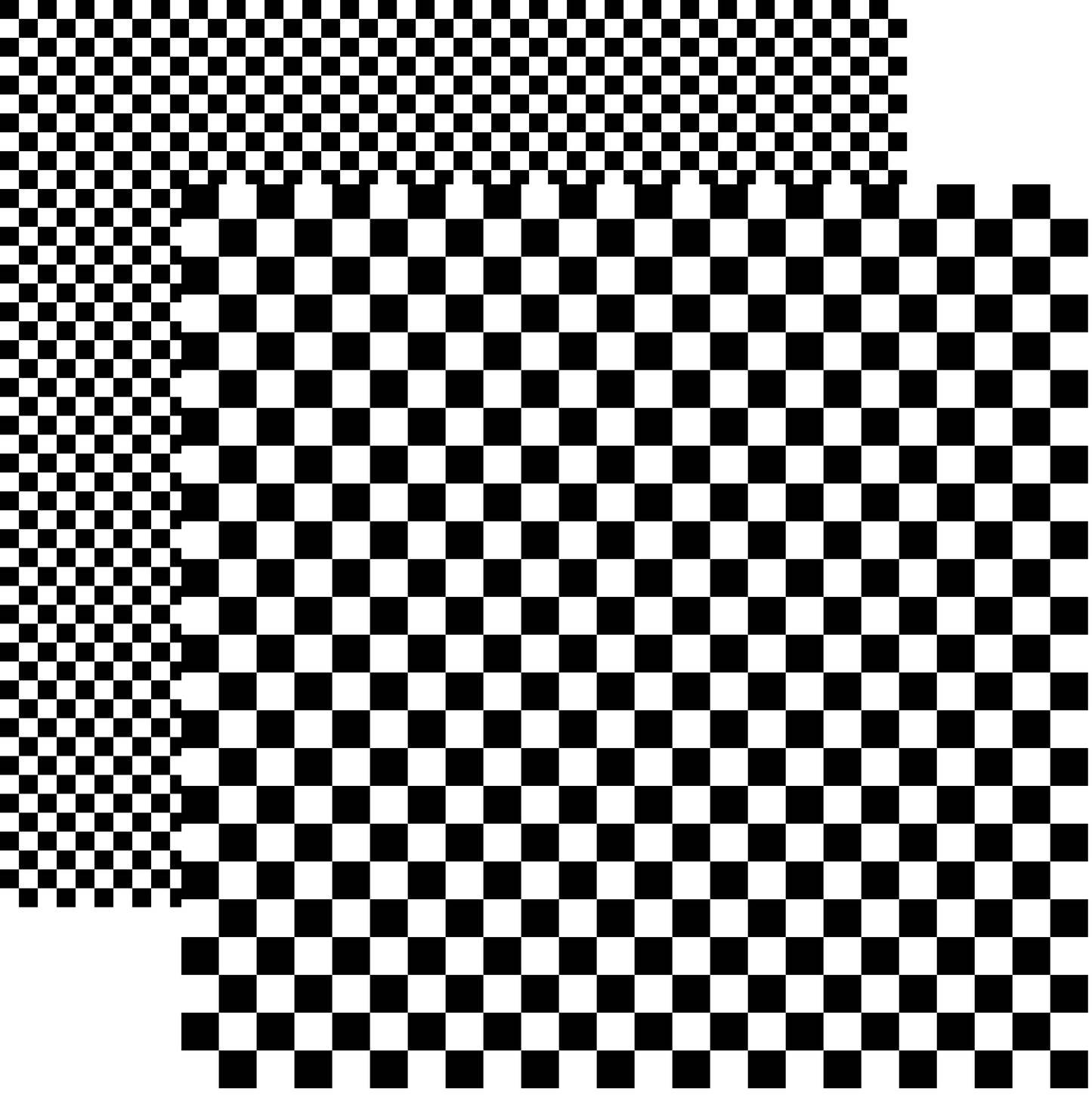 Black and White Checkered Paper 12x12