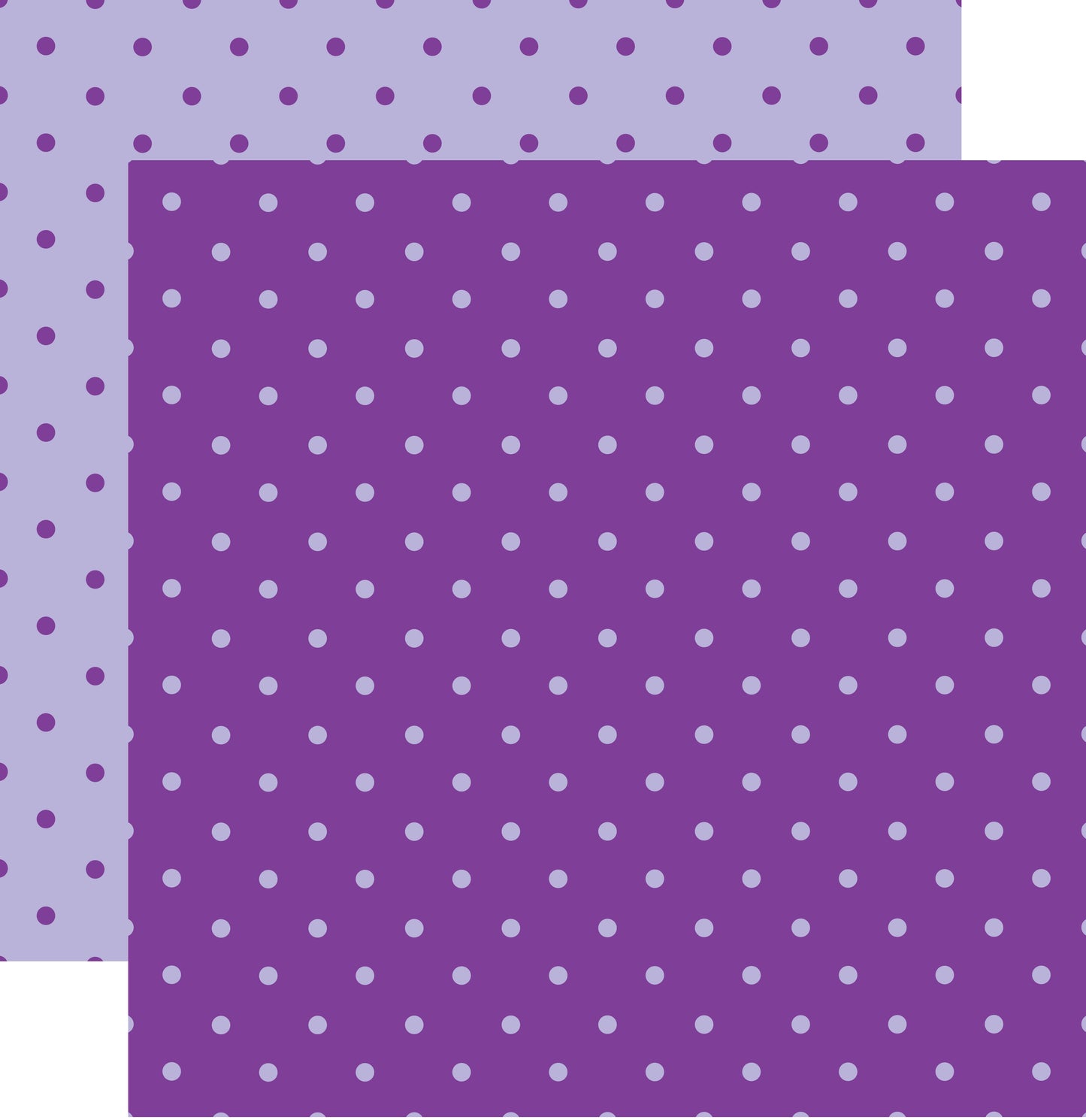 Purple Polka Dot Scrapbook Paper