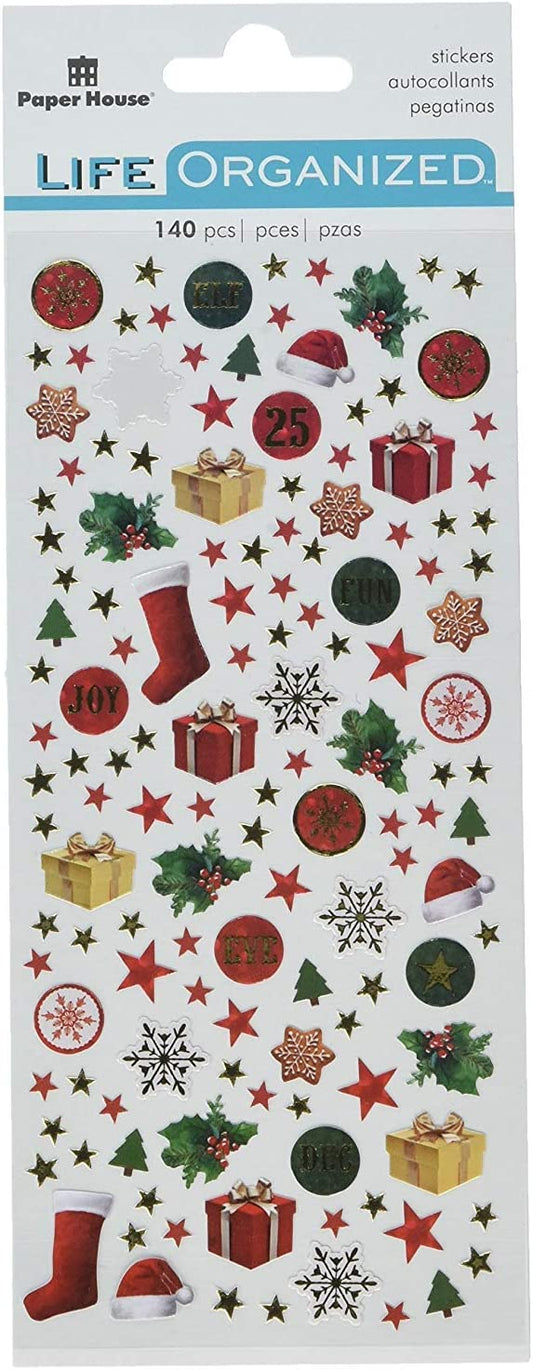 Micro Christmas Planner Stickers