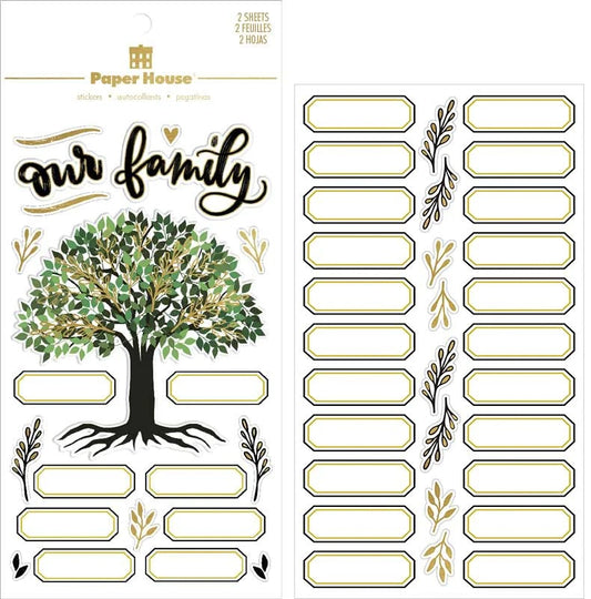 Family Tree 3d Stickers 