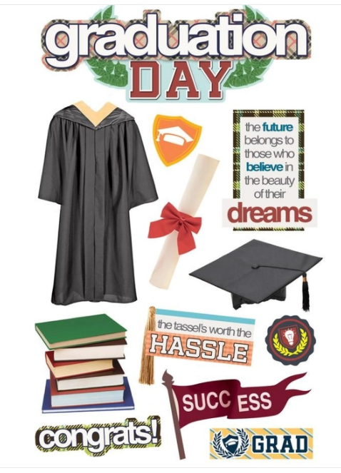 Graduation Day 3D Stickers by Paper House – Country Croppers
