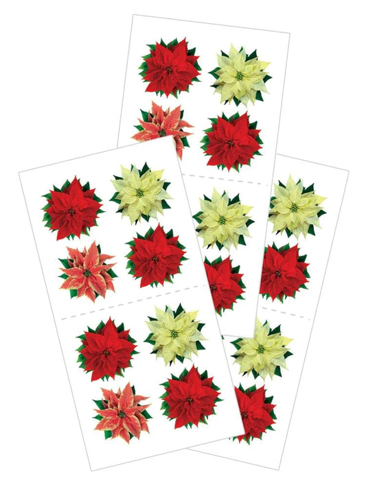 Mini Poinsettia Stickers by Paper House