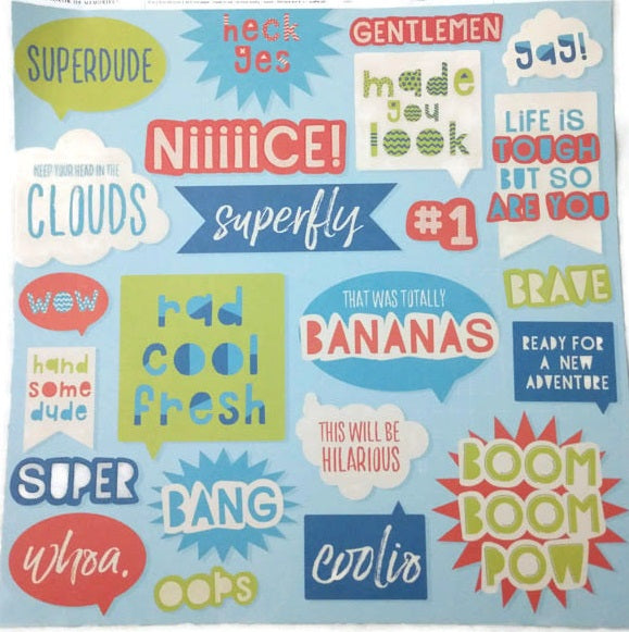 Kid Quotes Scrapbook Paper