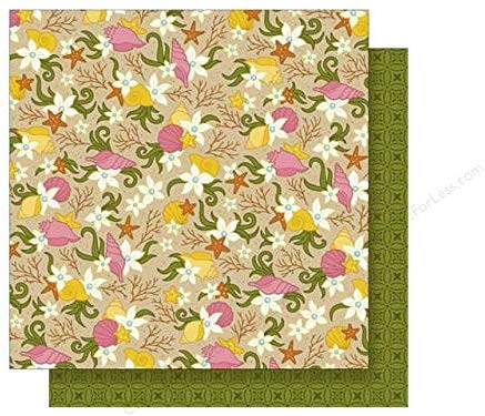 Parrty Me Hearty Tropical Scrapbook Paper