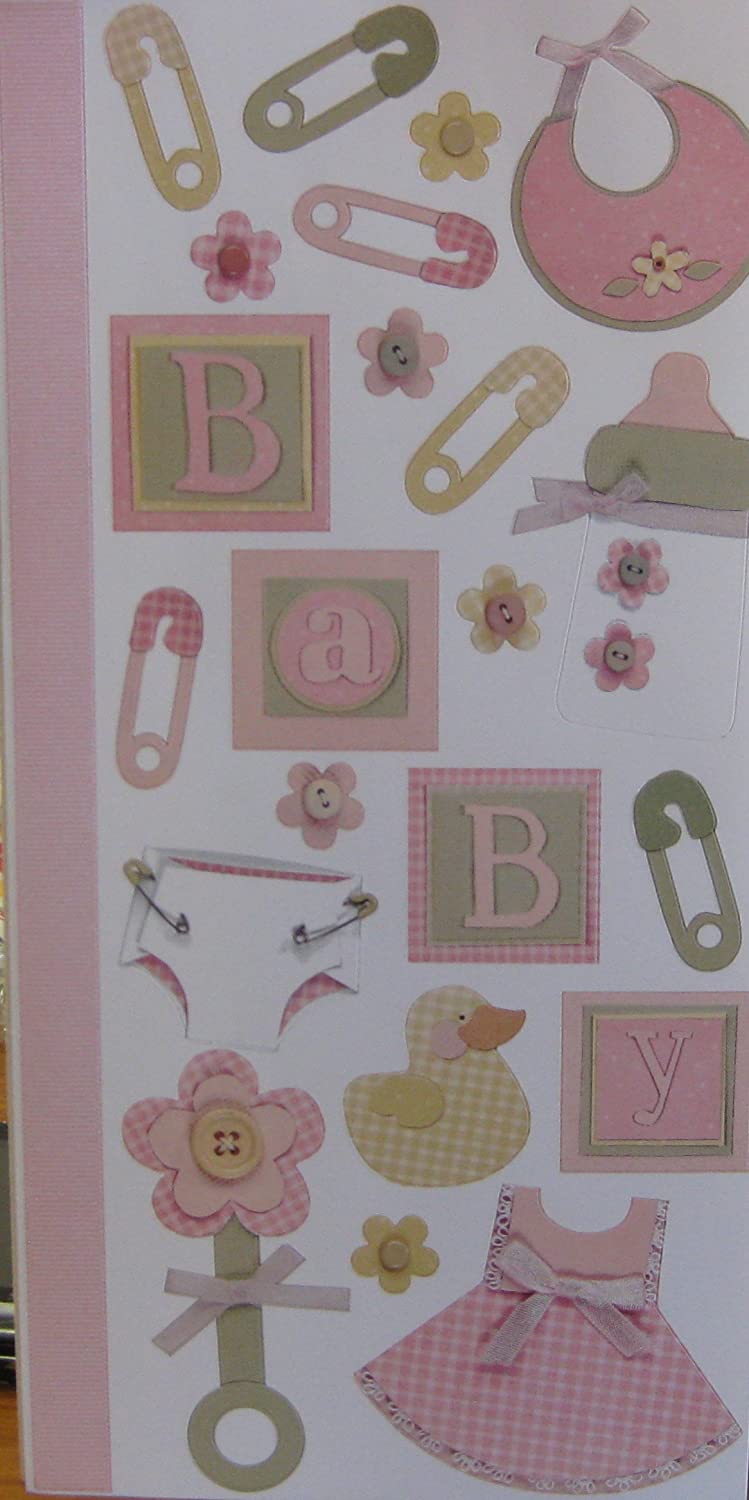 Baby Girl Cardstock Stickers by Pebbles