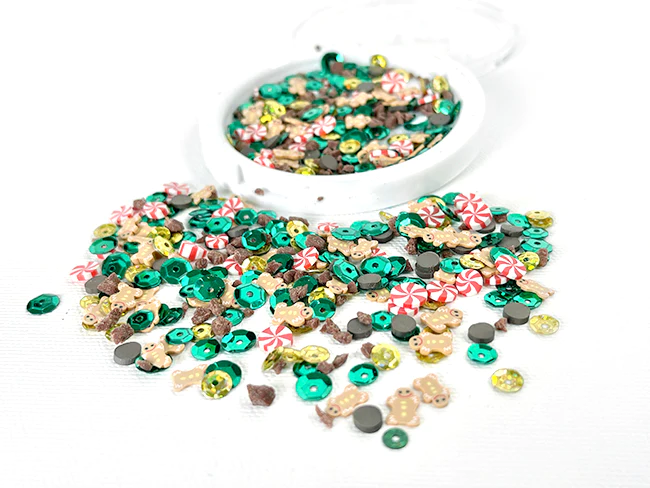 Gingerbread People Sequins Mix Embellishments