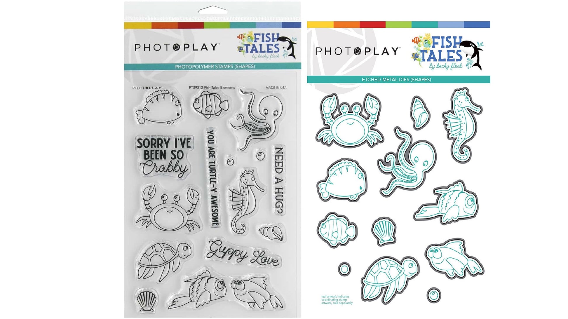 Fish Tales Stamps and Dies