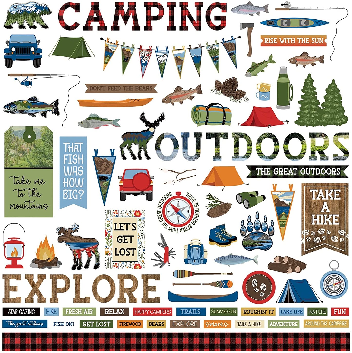 The Great Outdoors Stickers by Photo Play