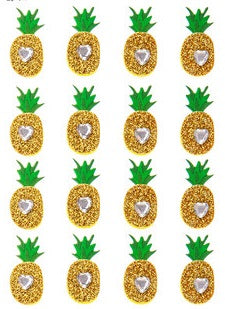 Pineapple Rhinestone Stickers