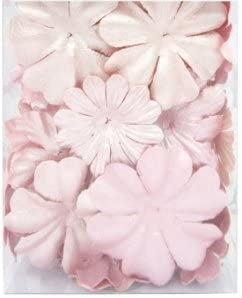 Pink Pearl Flower Embellishments