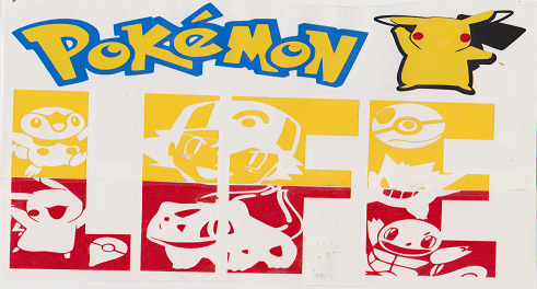 Large Vinyl Decal - Pokemon LIFE