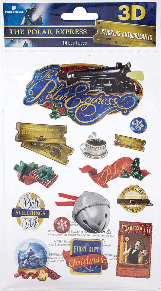 3d Polar Express Stickers