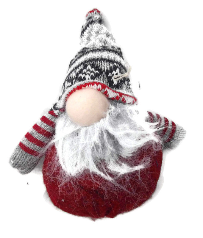 Polar Christmas Gnome Ornament Red