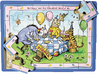 Winnie the Pooh Birthday Jigsaw Puzzle