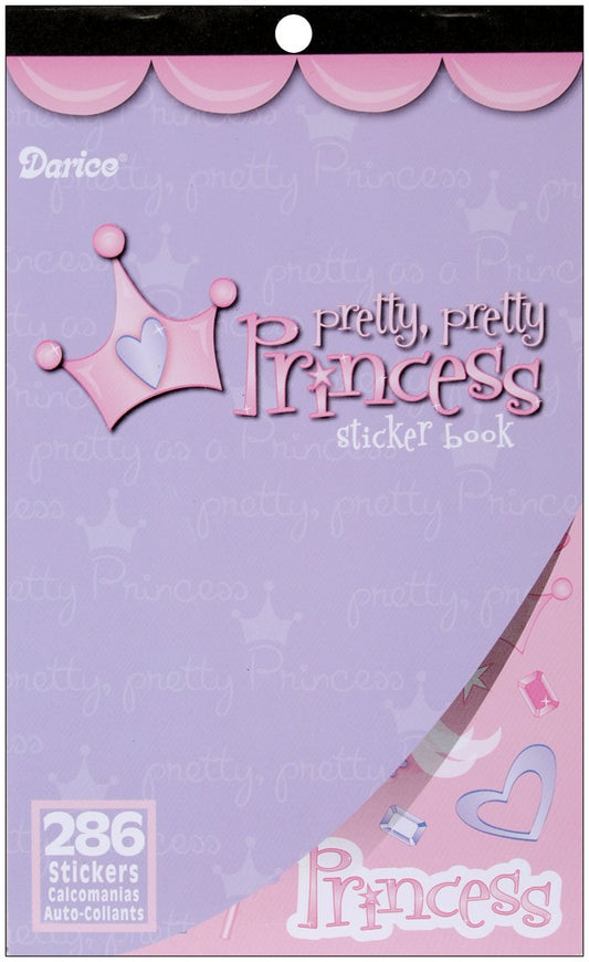 Pretty Pretty Pricess Stickers Book by Darice