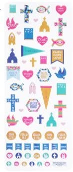 Puffy Faith Religious Stickers