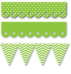 Queen & Co EDGERS - Green Borders Self Adhesive