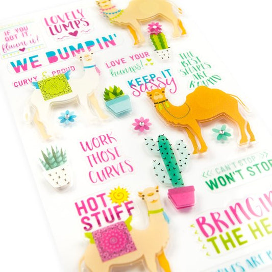 Camel Scrapbook Stickers