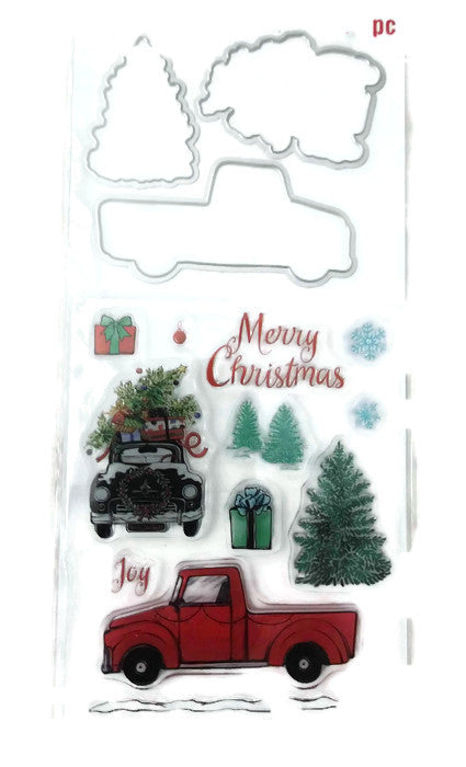 Christmas Truck Stamp and Die Set