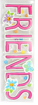 Friends Title Scrapbook Stickers