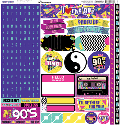 90s Flashback Sticker Sheet