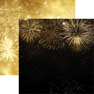 2020 New Years Fireworks Scrapbook Paper by Reminisce