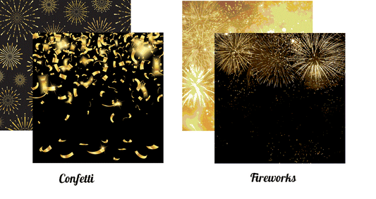 2020 New Years Scrapbook Paper by Reminisce