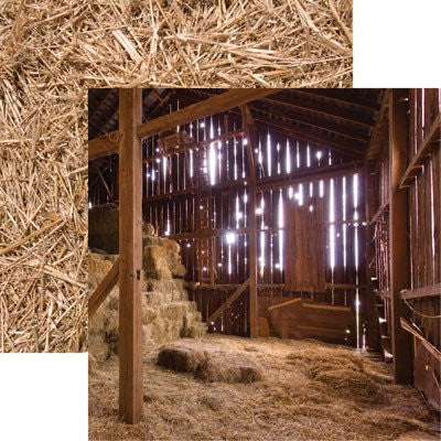 In the Barn - At the Farm 12x12 Scrapbooking Papers - by Reminisce