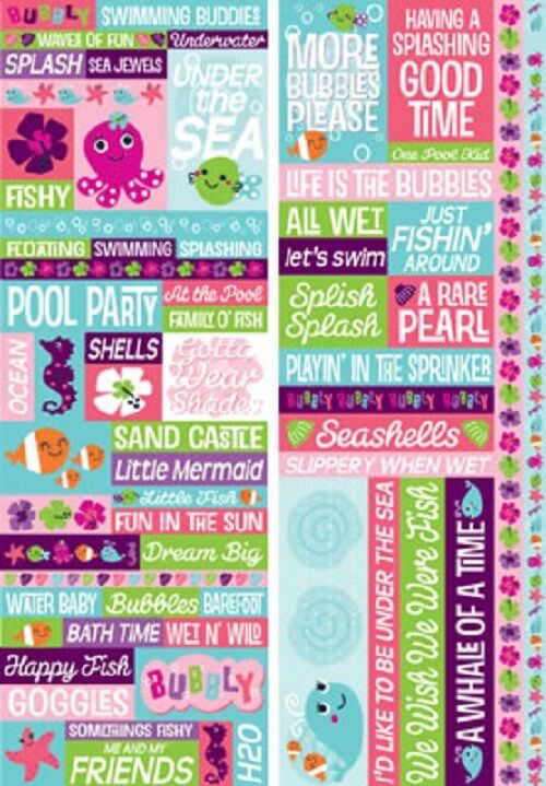 Reminisce Bubbly Beach Stickers