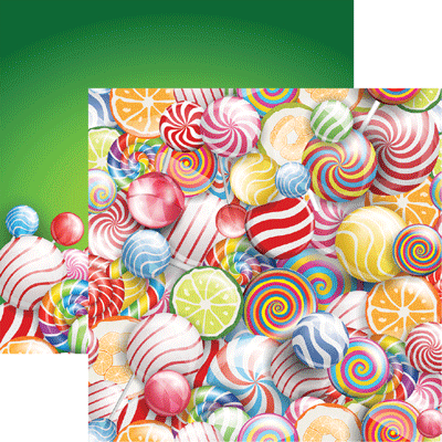 Candy Scrapbook Paper from Candy Shoppe by Reminisce
