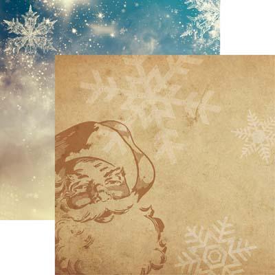 Dear Santa Christmas Spirit Scrapbook Paper