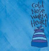 Cold Nose Warm Heart Scrapbook Paper