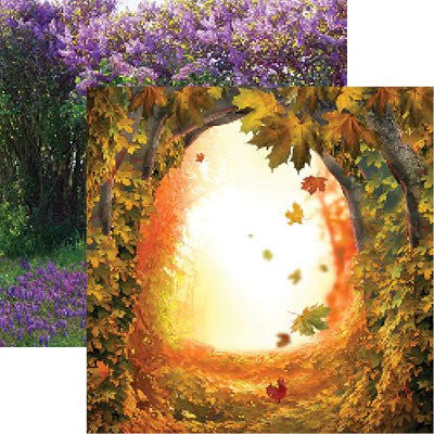Into the Hollows - Fairy Forest 2 - 12X12 Scrapbook Papers by Reminisce - 5 sheets